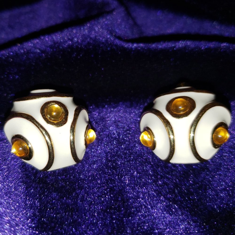 Kenneth Jay Lane earrings.
